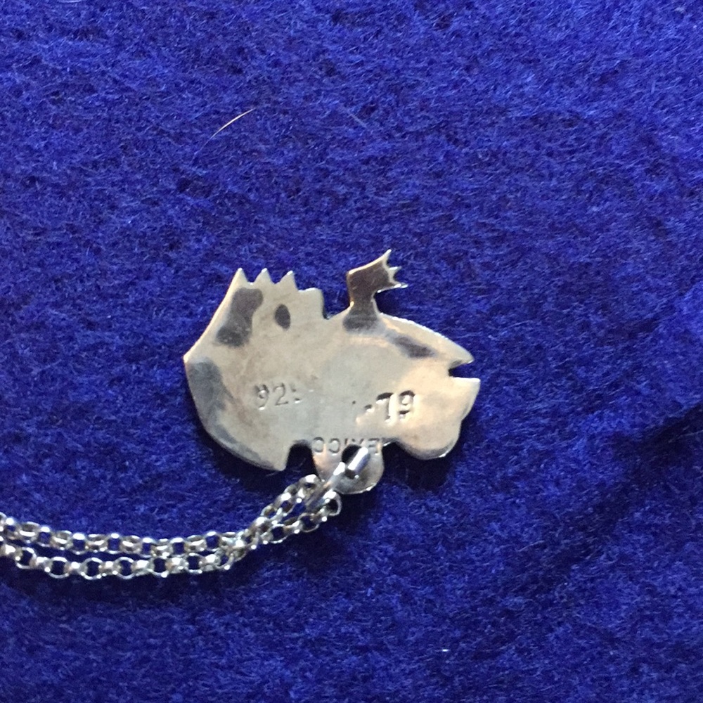 Sterling & turquoise necklace - Picture 4 of 5